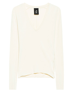 THOM KROM Deep V Neck Bone