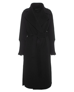 GIORGIO BRATO Wool Leather Knit Black