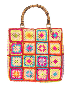 La Milanesa Crochet Medium Red Multicolor