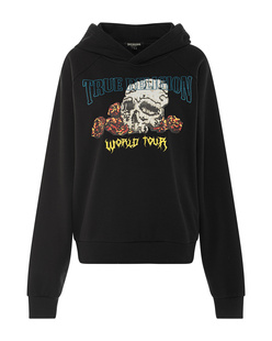 TRUE RELIGION Chrystal Skull Black