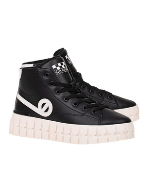 No Name Play Mid Nappa Recycled Black White