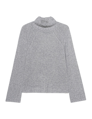 JADICTED Stand Up Collar Cashmere Knit Grey