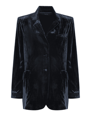 JADICTED Boyfriend Velvet Blue Black