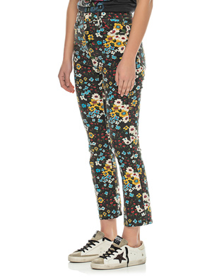 MOTHER High Waisted Smokin Pushing Daisies Multicolor