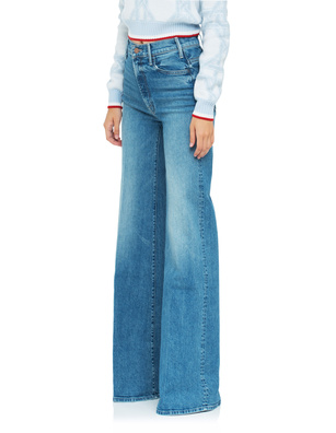 MOTHER The Hustler Roller Heel Tropic Like Its Hot Blue