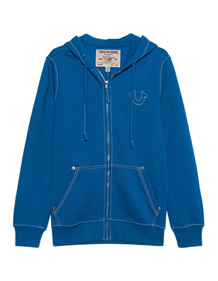 TRUE RELIGION Zip Big T Victoria Blue