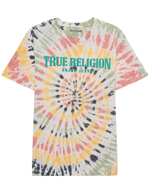 True Religion H-TShirt Multi Tie Dye