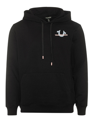 TRUE RELIGION Logo Backprint Black