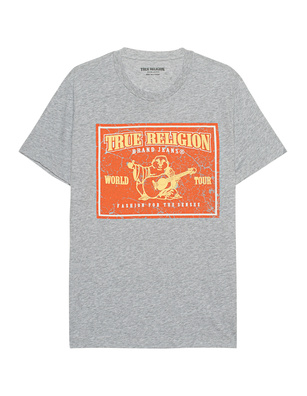 TRUE RELIGION Vintage SRS Logo Heather Grey