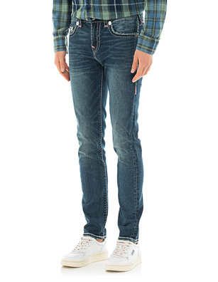 TRUE RELIGION Rocco Super T Courageous Dark Wash Blue