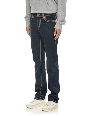 TRUE RELIGION Ricky Flap Super T Relaxed Straight Dark Blue