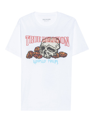 TRUE RELIGION Skull White