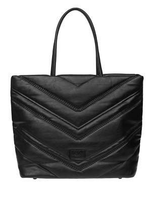 LALA BERLIN East West Carly Quilted Black