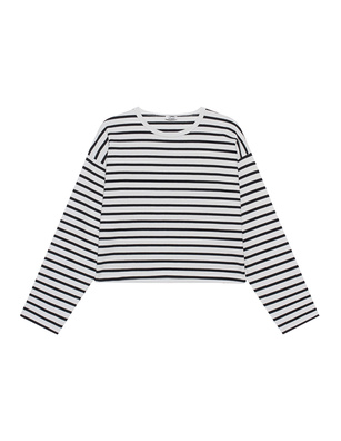 iHEART Emica Striped White Black