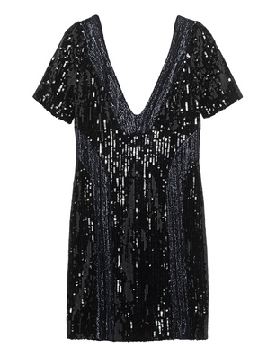 GALVAN LONDON Hero Short Sequin Black