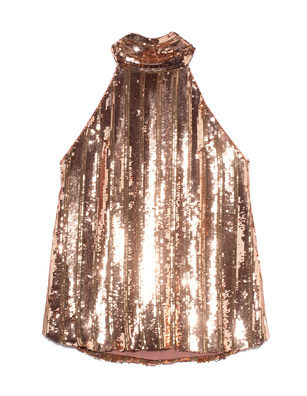 GALVAN LONDON Stardust Sash Neck Rose Gold