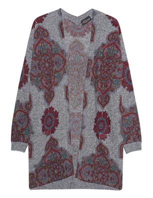 PRINCESS GOES HOLLYWOOD Deco Print Cardigan Grey