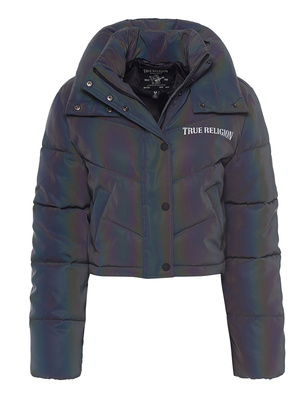 TRUE RELIGION Puffer Reflective Black
