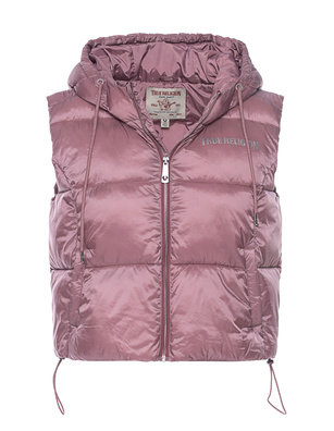 TRUE RELIGION Puffer Gilet Wistful Mauve