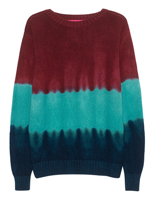 The Elder Statesman Gradient Racing Crew Multicolor