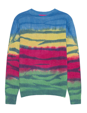 The Elder Statesman Frank Stripe Pink Blue Green