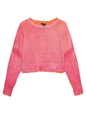AVANT TOI Crop Bicolor Neon Pink