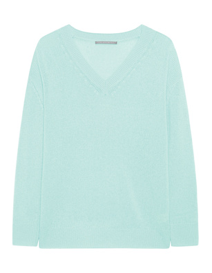 (THE MERCER) N.Y. Vneck Salerno Bright Lagune