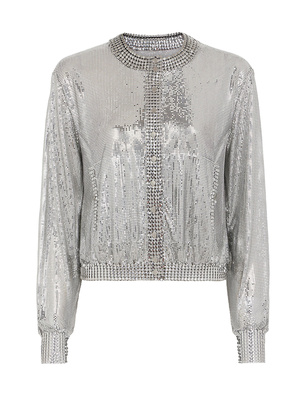 Rabanne Pixel Bomber Silver