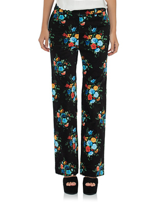 Rabanne Pantalon Floral Multicolor