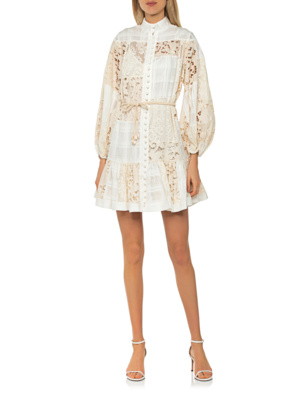 ZIMMERMANN Andie Patchwork Lace Ivory