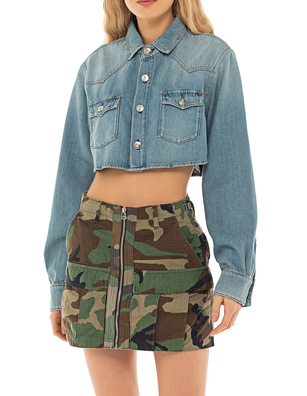 3x1 Stefy Oversize Crop Blue