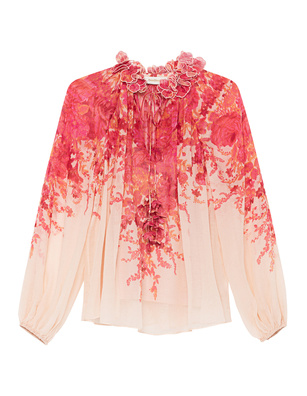 ZIMMERMANN High Tide Billow Pink Multicolor 