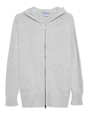 AVANT TOI Hood Zip Wool Alpaka Cashmere Light Grey