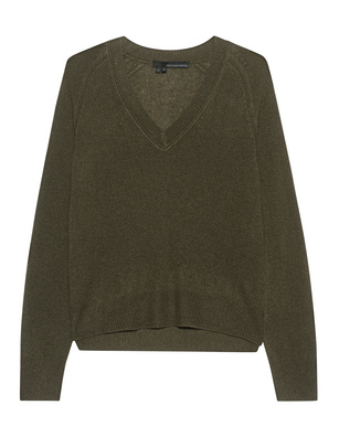 360 Cashmere Zaya Raglan Olive