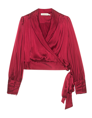 ZIMMERMANN Silk Wrap Berry