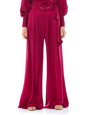 ZIMMERMANN Silk Wide Leg Berry