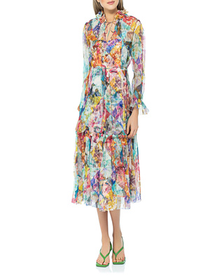ZIMMERMANN High Tide Tubular Ikat Patch Floral Multicolor