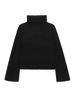360 CASHMERE Eliora Cowl Neck Black