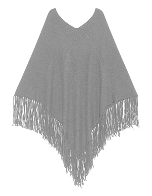 360 CASHMERE Freya Fringes Grey