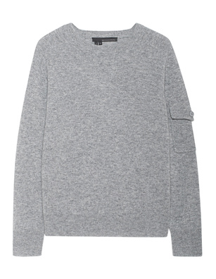 360 CASHMERE Wayne Crew Grey Melange