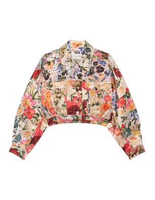 ZIMMERMANN Wonderland Cropped Floral Multicolor