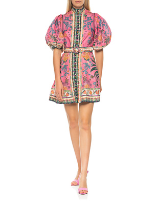 ZIMMERMANN Ginger Buttoned Mini Pink
