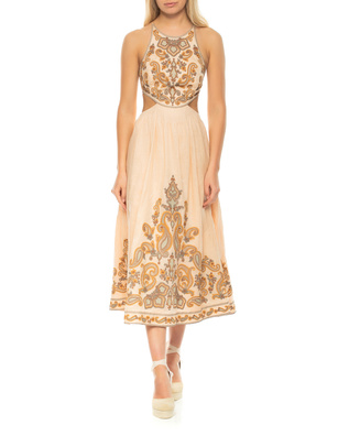 ZIMMERMANN Devi Halter Tie Midi Sage