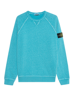 STONE ISLAND Washed Badge Turquoise