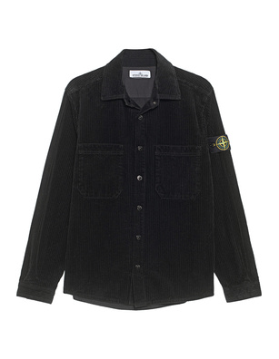 STONE ISLAND Cord Chest Pockets Black