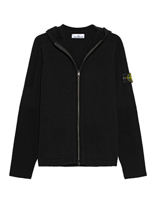 STONE ISLAND Zip Black