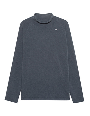 STONE ISLAND Turtle Neck Stellina Wool Grey