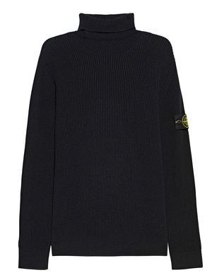 STONE ISLAND Rib Turtle Neck Navy