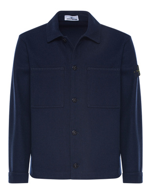 STONE ISLAND Overshirt Wool Navy