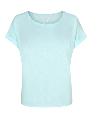 JUVIA Luca Slub Boxy Aqua